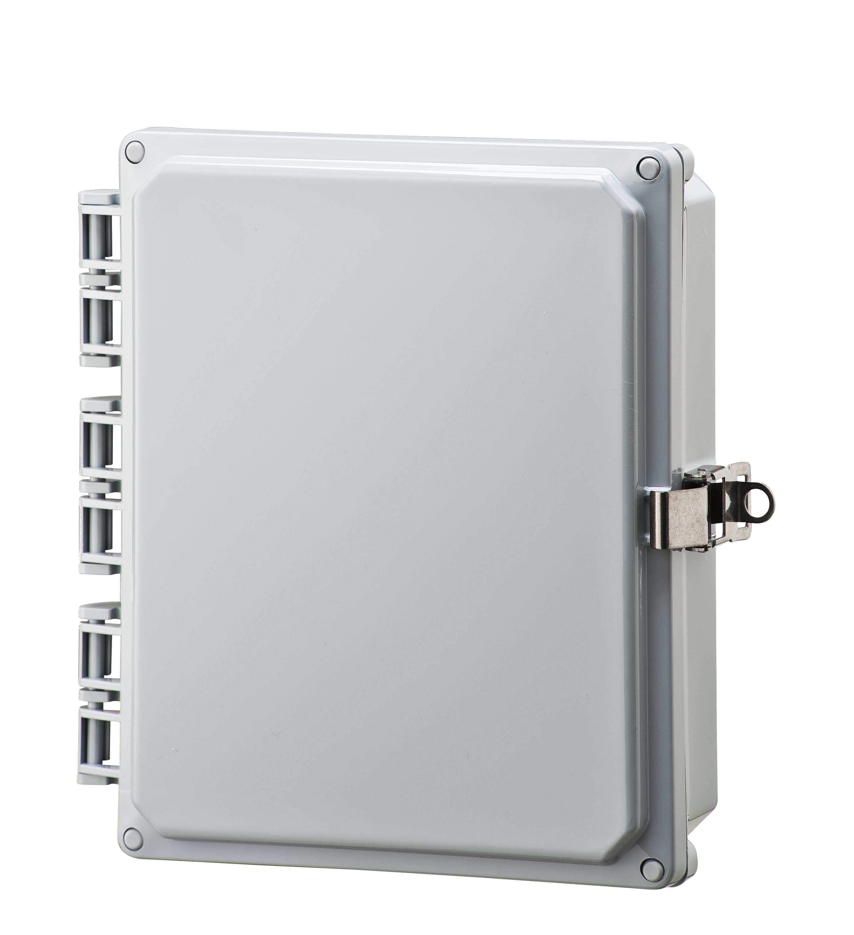 Integra Wallmount Enclosure; 10" x 8" x 2"; Polycarbonate; Solid Cover; Hinge Connection; NEMA 4X